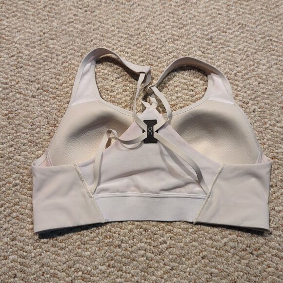 On Cloud Performance Sports Bra S-M White Strappy Active Gym Yoga - Picture 3 of 6